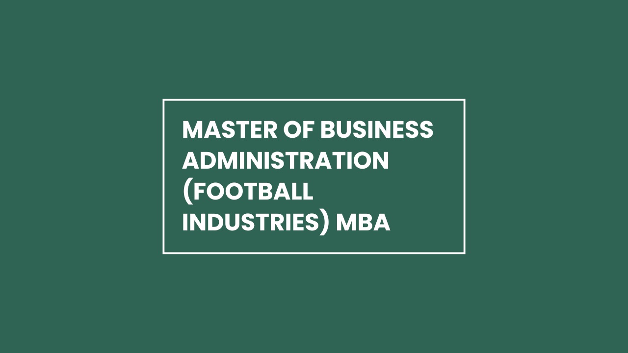 Football Industries MBA