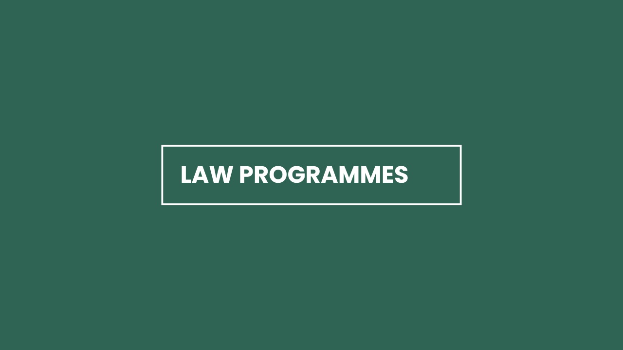 Law programmes