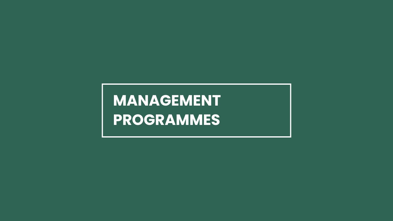 Management programmes