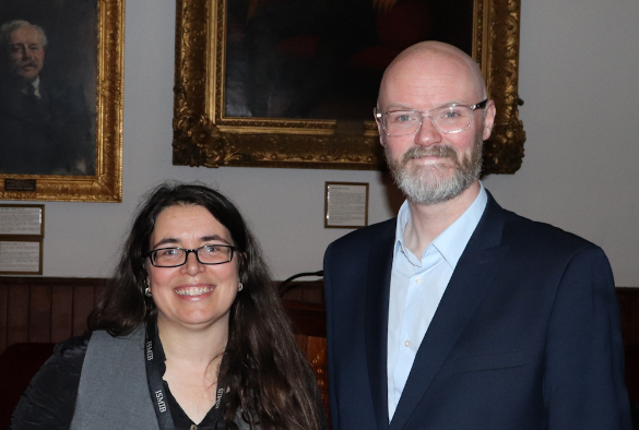 Professor Sonia Rocha and Professor Neill Liptrott at the inaugural lecture