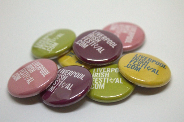 Liverpool Irish Festival buttons